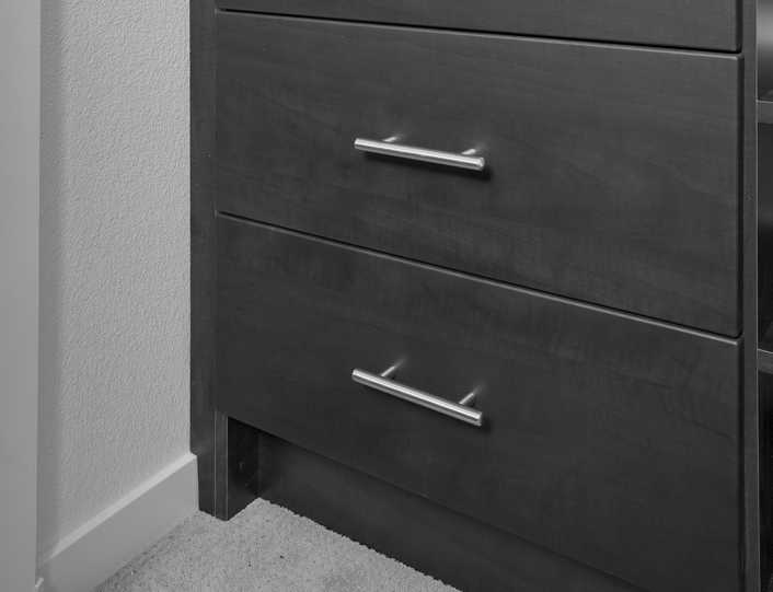 Chocolate Pear Drawers in Modern